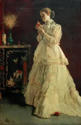 A. Stevens, Die Dame in Rosa
